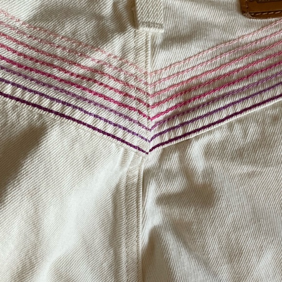 Levi's Ribcage Straight Ankle Chasing Rainbow Jeans - Picture 3 of 3